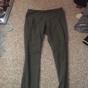 Olive green workout leggings